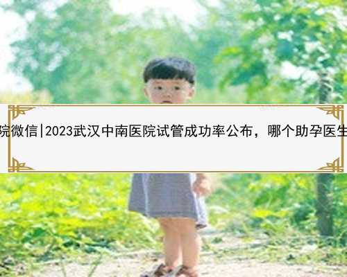 <b>武汉代怀医院微信|2023武汉中南医院试管成功率公布，哪个助孕医生好一览了然</b>